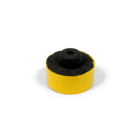 Plastový obrubník KLASIK, Koncový diel - vrchná časť žltá