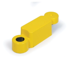 Plastový obrubník KLASIK, žltý základ