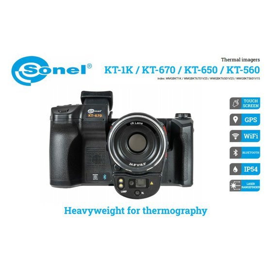 Sonel KT-650.1 Termokamera / 25mm šošovky