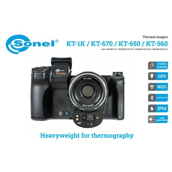 Sonel KT-670.1 Termokamera / 25mm šošovky