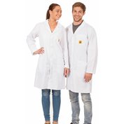 Štandartný ESD plášť AM160, biely veľkosť XL