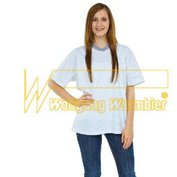 Warmbier Tričko s V-výstrihom, biela, veľkosť 4XL
